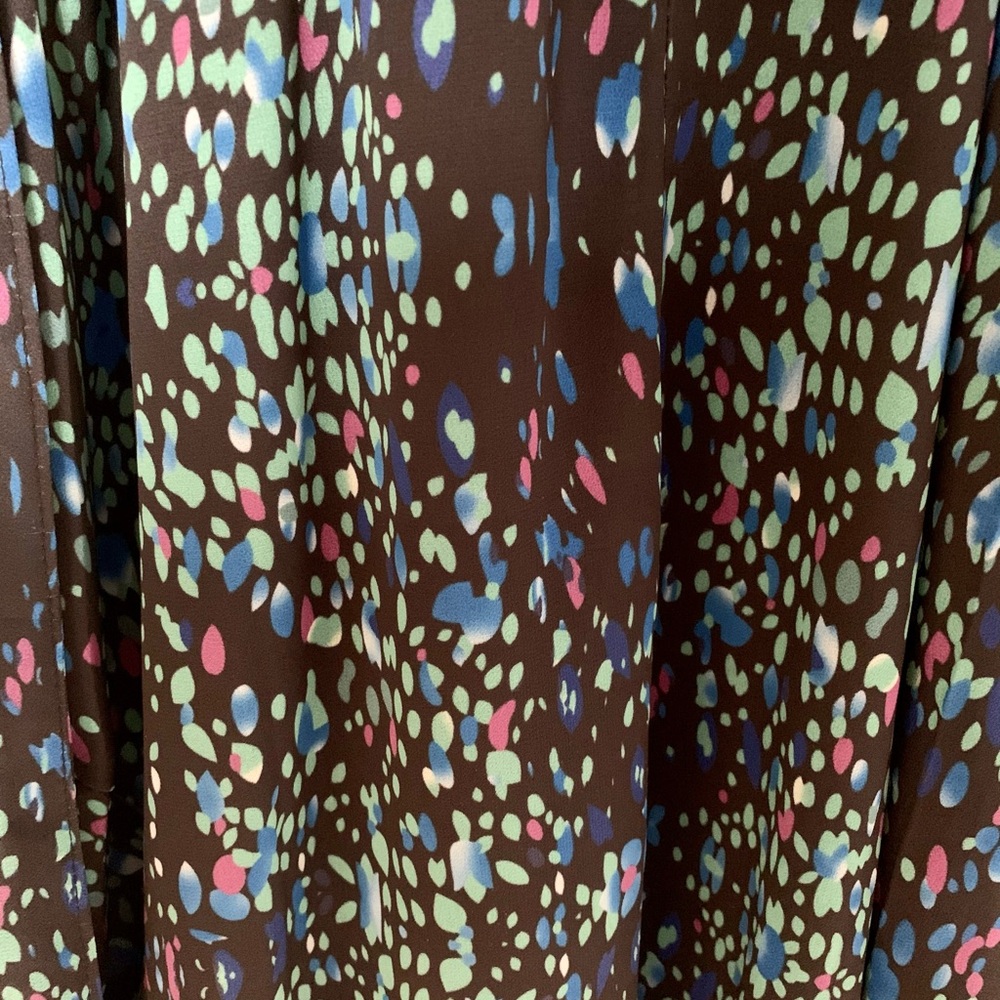 Aquaria Printed Asymmetrical Midi Dress View 5